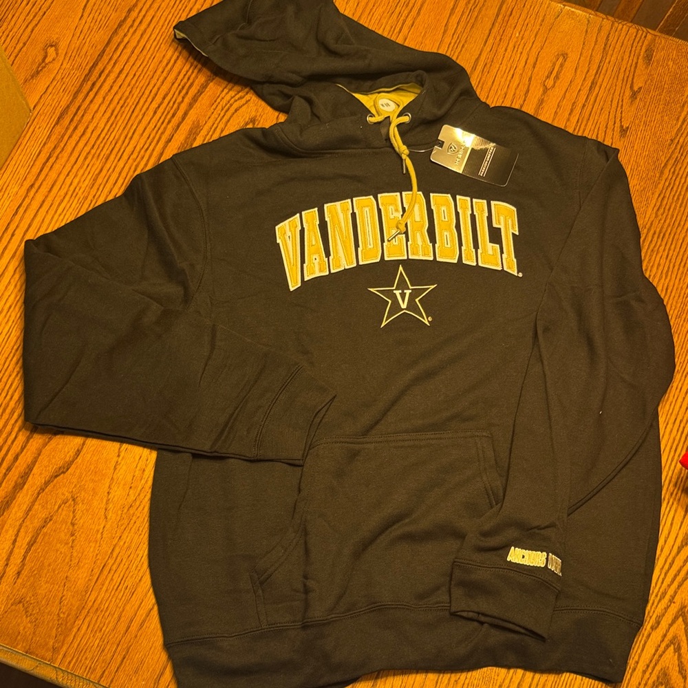 Top of the World Vanderbilt Black and Gold Hoodie